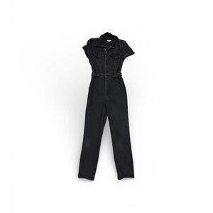 Good American Women 2 Demin Jumpsuit in black